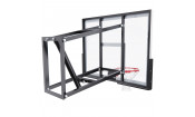 Баскетбольный щит DFC со съёмным регулятором высоты, стекло 6 мм, 120 х 80 см Баскетбольный щит DFC со съёмным регулятором высоты, стекло 6 мм, 120 х 80 см