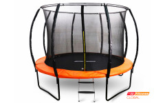 Батут GLOBAL SLF 12 футов с внутренней сеткой и лестницей Батут GLOBAL SLF 12 футов с внутренней сеткой и лестницей